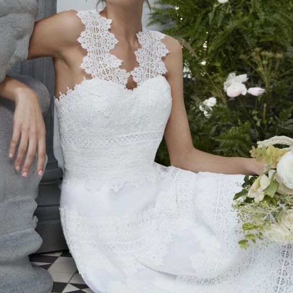 NEW Ted Baker London Mornia White Wedding Dress 2 - Picture 1 of 16